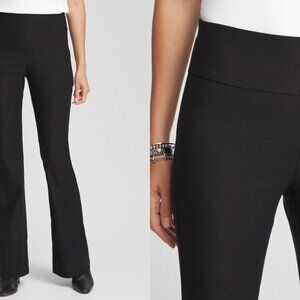 NWT CHICO'S ultra flare so slimming Emme pants in black (1.5R/US10R)